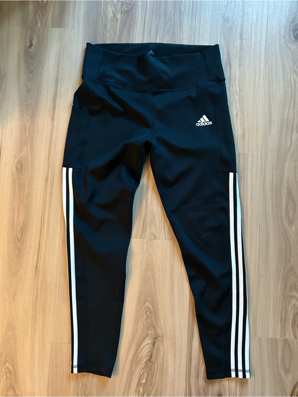 adidas Black Aeroready Workout Pants, new